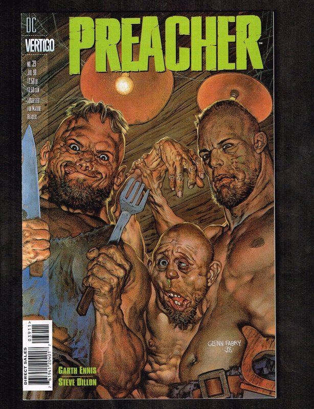 Preacher #39 ~ DC Vertigo / For All Mankind / by Ennis / Dillon~ 1998 (9.2) WH