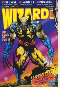 Wizard: The Comics Magazine #19 (with poster) VF ; Wizard | Wolverine