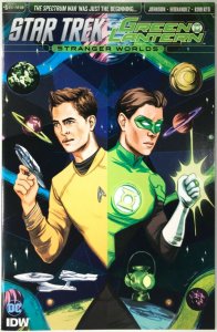 STAR TREK GREEN LANTERN Stranger Worlds Comic 3 — Sub Cover Variant - IDW Publis