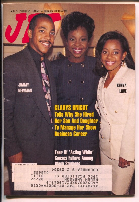 Jet 8/5/1989-Johnson Pub-Gladys Knight-info-pix-African Americans-VG