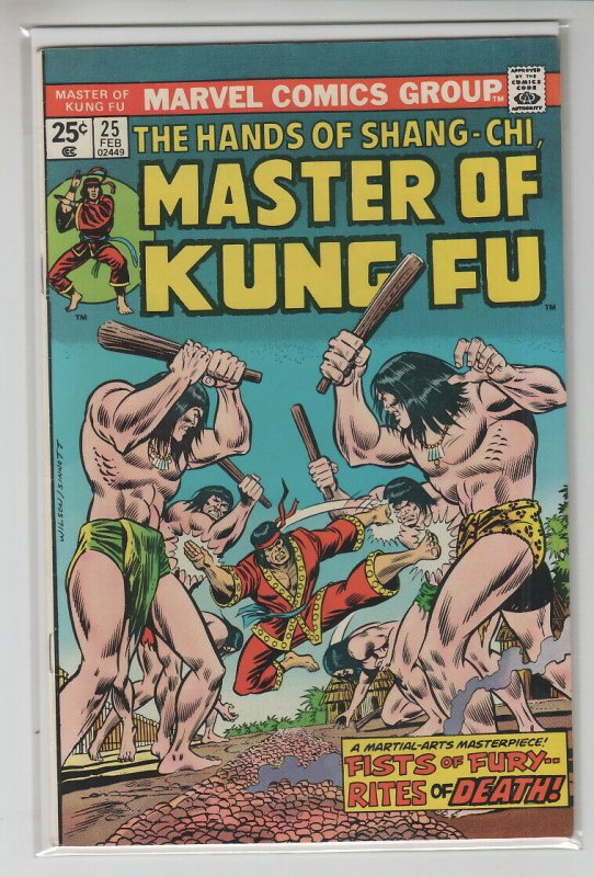 MASTER OF KUNG-FU (1974 MARVEL) #25 FN+ A96396