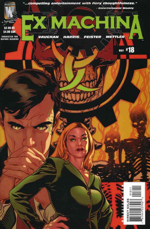 Ex Machina #18 VF/NM ; WildStorm