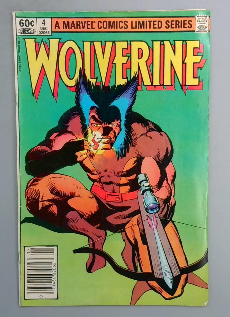 WOLVERINE #4 Death of Shingen NEWSSTAND EDITION Marvel 1982 SN1