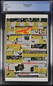 Action Comics #1 2017 CGC 9.8 1st app Superman reprint Loot Crate edition 020