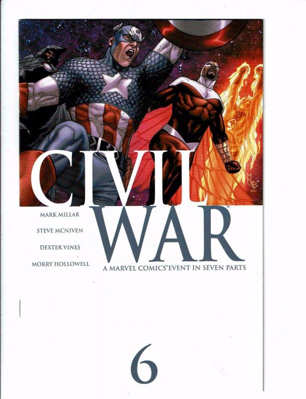 CIVIL WAR Complete Marvel Comics Ltd Ser # 1 2 3 4 5 6 7 VF/NM 1st Prints J121