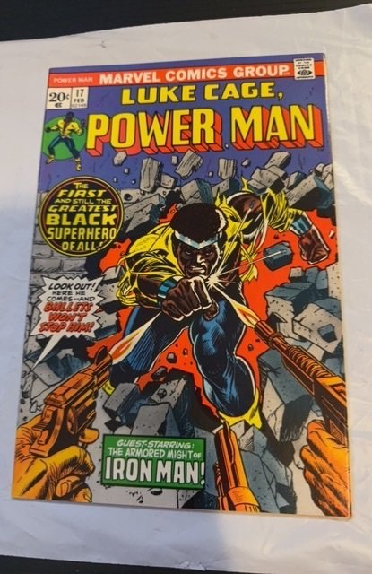 Power Man #17 (1974)Rick man-Ironman Powerman - Thief