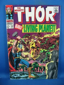 THOR 133 VF+ 1966  THOR VS EGO THE LIVING PLANET