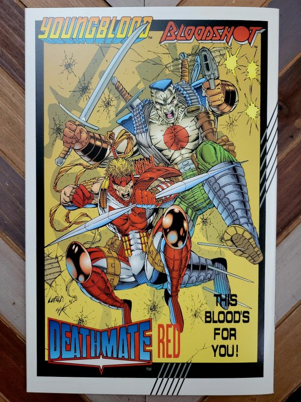 Lot of 2: Prophet #1 & 9 (Image 1994) Rob Liefeld, Stephen Platt + Poster (9.0)