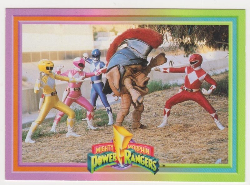 1994 Mighty Morphin Power Rangers #60 Pig Fight