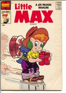 Little Max #56 1958-Harvey-Joe Palooka-ice skate cover-Max & Beanstalk-FN