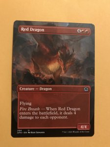 RED DRAGON : Magic the Gathering MtG card / Adventures in Forgotten Realms