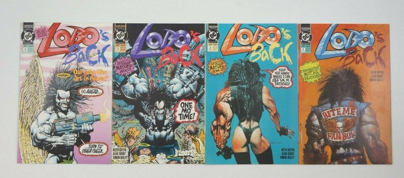 Lobo's Back #1-4 VF/NM complete series SIMON BISLEY alan grant KEITH GIFFEN 2 3 