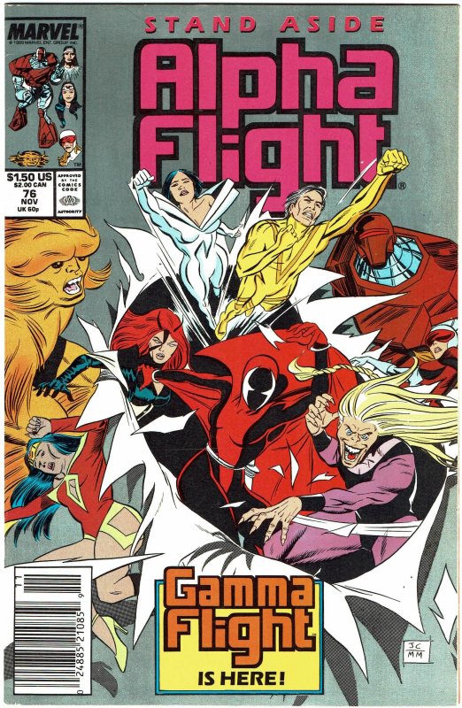 Alpha Flight #76 Newsstand - NM