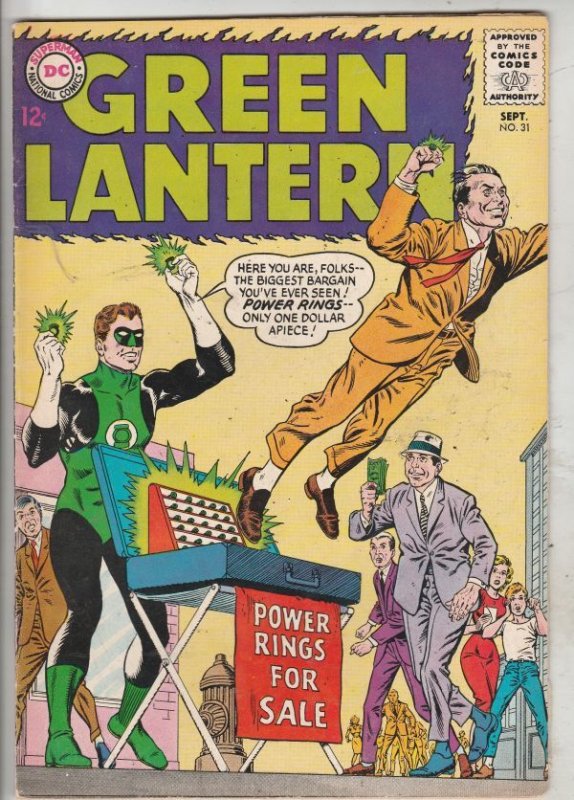 Green Lantern #31 (Sep-64) FN/VF+ High-Grade Green Lantern