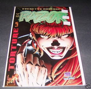 Razor Torture # 3A Hartsoe London Night Comics 1996 VF