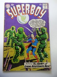 Superboy #86 (1961) VG Condition 1/4 spine split