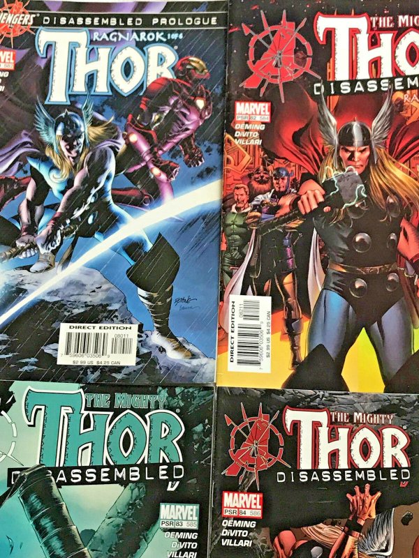 THOR#80-85 VF/NM LOT 2004 'RAGNAROK' MARVEL COMICS