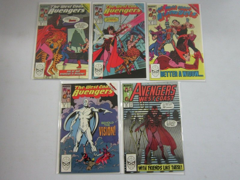 Avengers West Coast lot 45 different from #1-47 6.0 FN (1985-89)