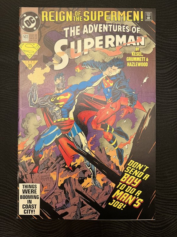 Adventures of Superman #503 (1993) - VF