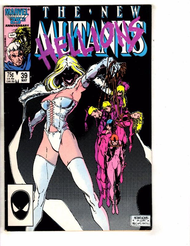 Lot Of 8 New Mutants Marvel Comic Books # 37 38 39 41 42 44 50 51 X-Men GJ1