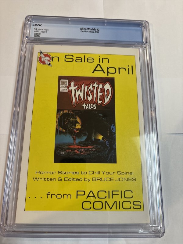 Alien Worlds (1983) #2 (CGC 9.6 WP) Dave Stevens Classic Key • Pacific Comics