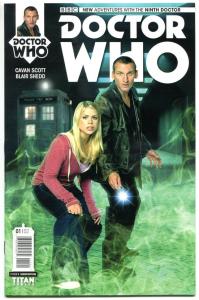 DOCTOR WHO #1 B, NM, 9th, Tardis, 2015, Titan, 1st, more DW in store, Sci-fi