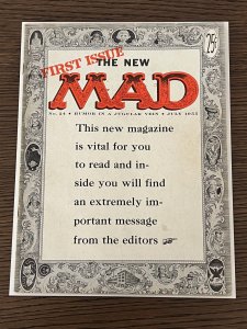 Mad #24 (1955). VG+. 1st Magazine issue. Kurtzman logo & border on cover.