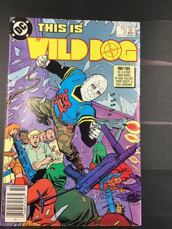 Wild Dog #2 Newsstand Edition (1987) ZS