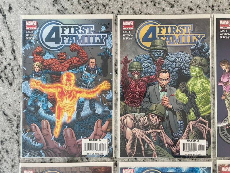 4 First Family Complete Marvel Comics LTD Series # 1 2 3 4 5 6 NM Fantastic CM15