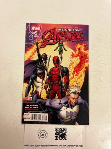 Uncanny Avengers #9 NM Marvel Comic Books Deadpool Rogue Quicksilver 5 HH90
