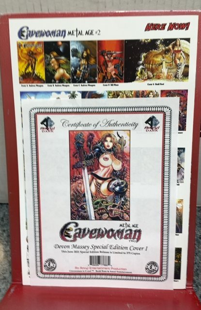 Cavewoman, metal age, Devon Massey, special edition CoverI