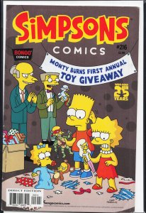 Simpsons Comics #216 (2014) The Simpsons