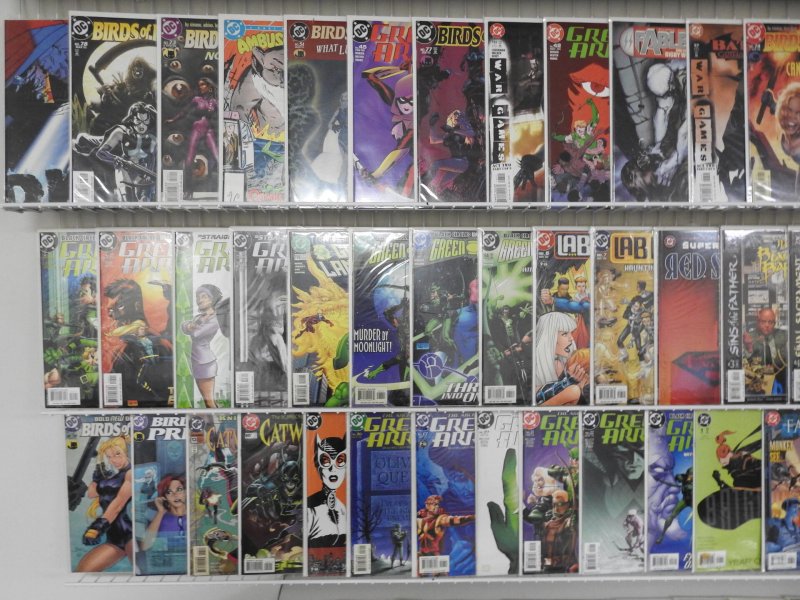 Huge Lot of 150+ Comics W/ Batman, Superboy, Green Arrow + Avg VF+ Condition