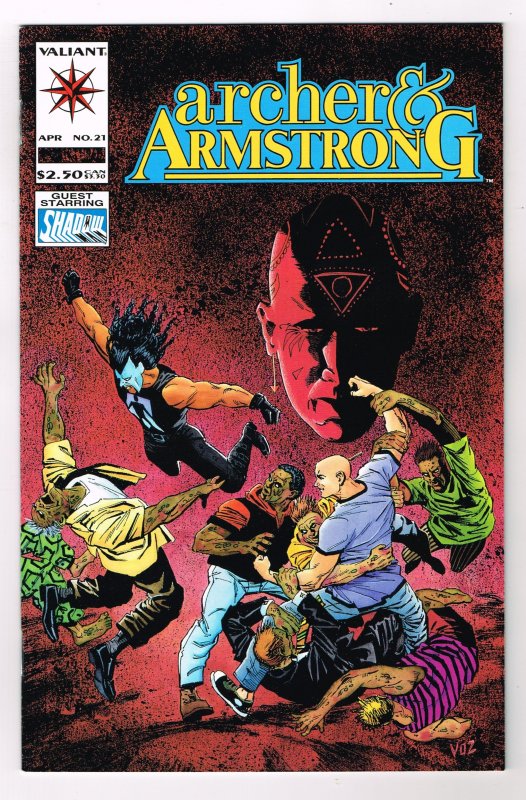 Archer & Armstrong #21 (1994) Valiant   Guest Starring Shadow