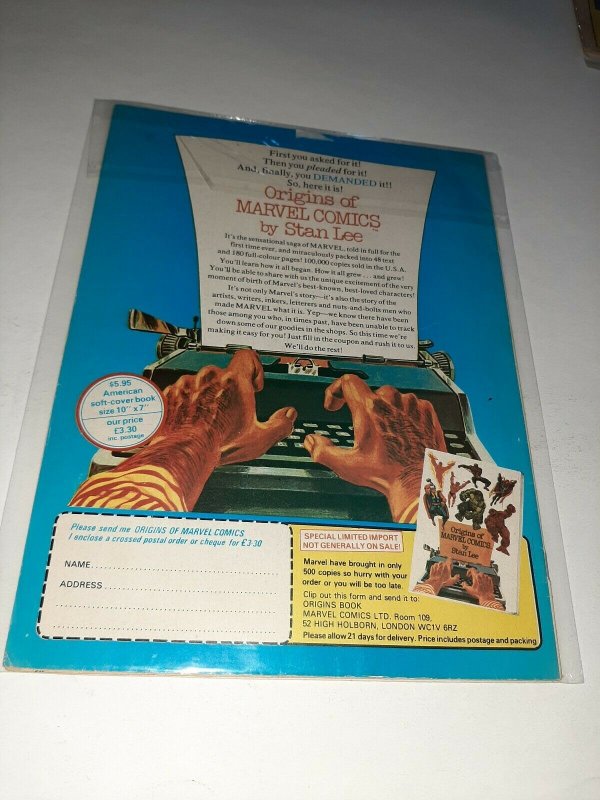 SILVER SURFER.Volume 1.THE SUPER HEROES #7. 8 Pence. UK .1970s comic ! See pics!