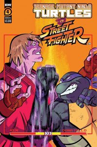 TMNT Vs Street Fighter #4 Cover C Reilly IDW Publishing 2023 EB169