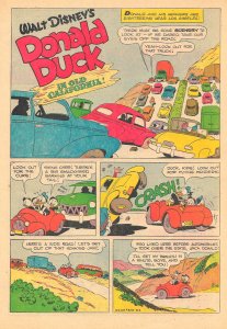 DONALD DUCK 'In Old California' * Dell 4 Color #328 * VF * 1951 Carl Barks!