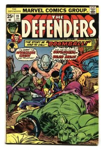 THE DEFENDERS #19 Luke Cage  Wrecking Crew issue 1974 comic book FN+