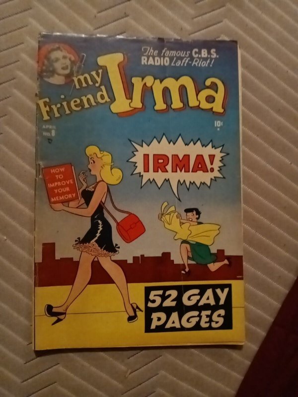 My Friend Irma #8 Atlas Timely Comics 1951 Golden Age Dan Decarlo good girl art