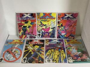 X-Factor 1-4 7 8 11 12 14-16 19 20 Lot Set Run Fn-Vf Fine-Very Fine 6.0-8.0