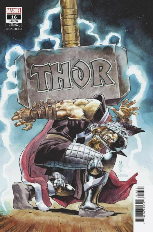 Thor (2020) #16 VF/NM Nic Klein 1:25 Variant Hulk Annual #1 Cover Swipe