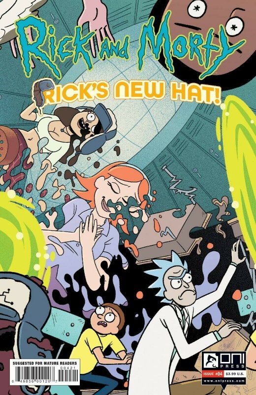 Rick and Morty Rick's New Hat #4 Cover B Comic Book 2021 - Oni Press