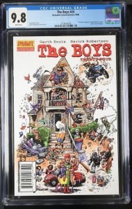 THE BOYS #24 CGC 9.8 NATIONAL LAMPOON ANIMAL HOUSE COVER HOMAGE