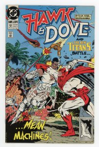 Hawk and Dove #12 (1989 v3) New Titans NM-