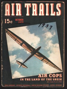 Air Trails 10/1939-Photo cover-Air Corps in The Land of The Sheik-pulp fiction-m