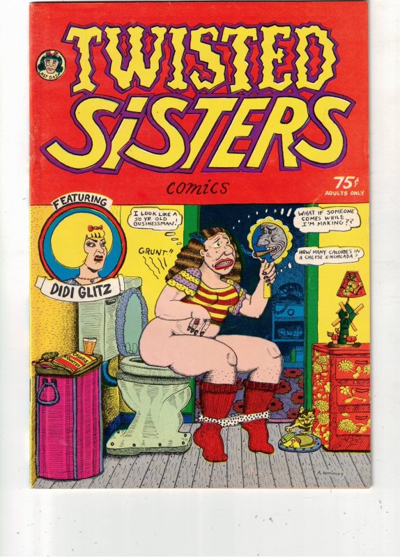 Twisted Sisters (1976) Rare 1st issue, 1st print High-Grade NM- Aline Kominsky!