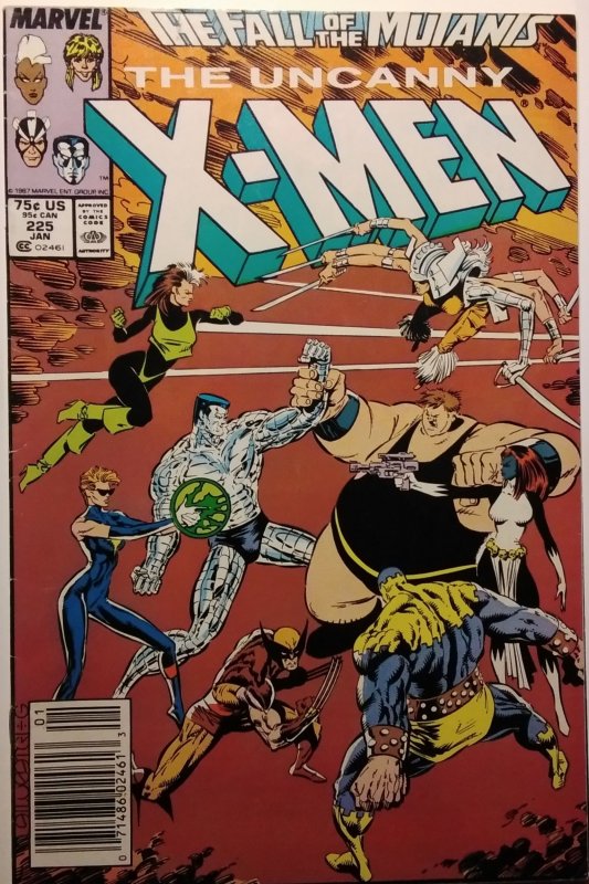 The Uncanny X-Men #225 Newsstand (1988)