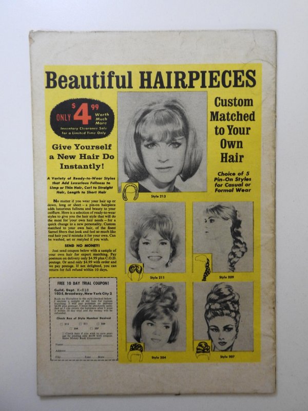 Modeling With Millie #47 (1966) GD/VG Condition! 2 in tear fc