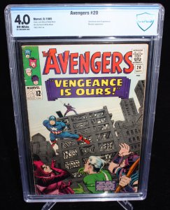 Avengers #20 (CBCS 4.0) Swordsman Cover & Appearance - 1965