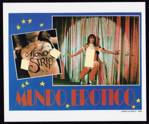 1973 Mundo Erotico (Erotic World) Vintage Lobby Card Printed in Mexico. 4 pc LOT